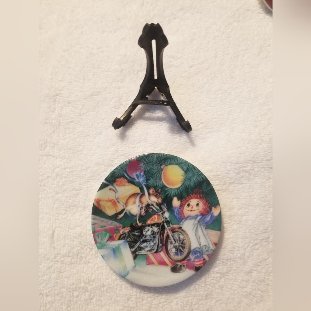 1991 Harley Davidson Limited Edition Mini plate Christmas ornament